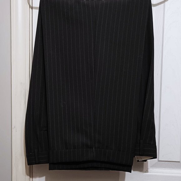 Enrico Gelini Men 2 Piece Dark Blue Pinstripe Suit 42S - Picture 12 of 16